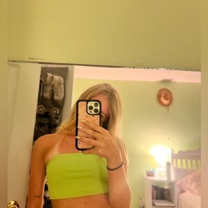 green tube top xs